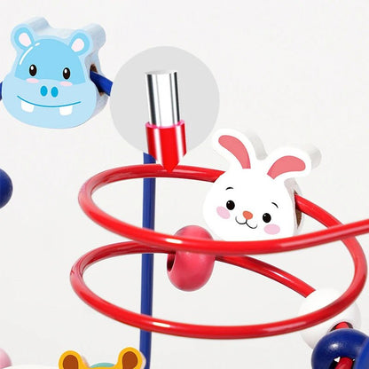 Colorful Wooden Bead Maze & Abacus Toy - Educational Fun for Toddlers 18+ Months 3