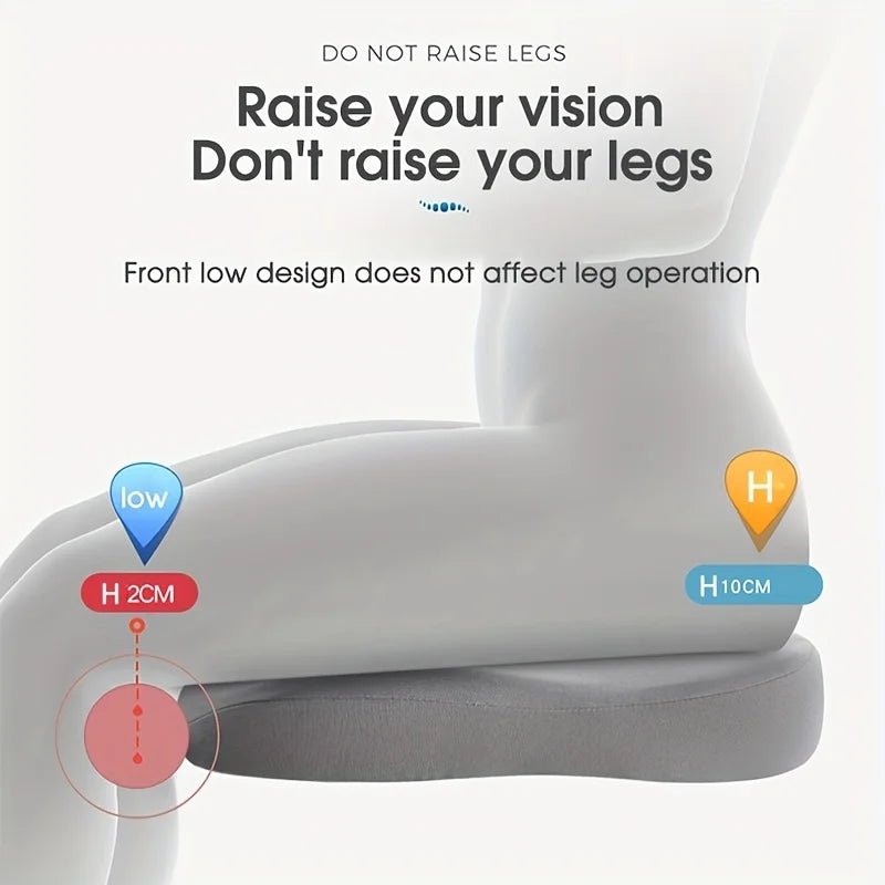 ComfortBoost - Memory Foam Car Heightening Seat Pad for Enhanced Driving Comfort 4