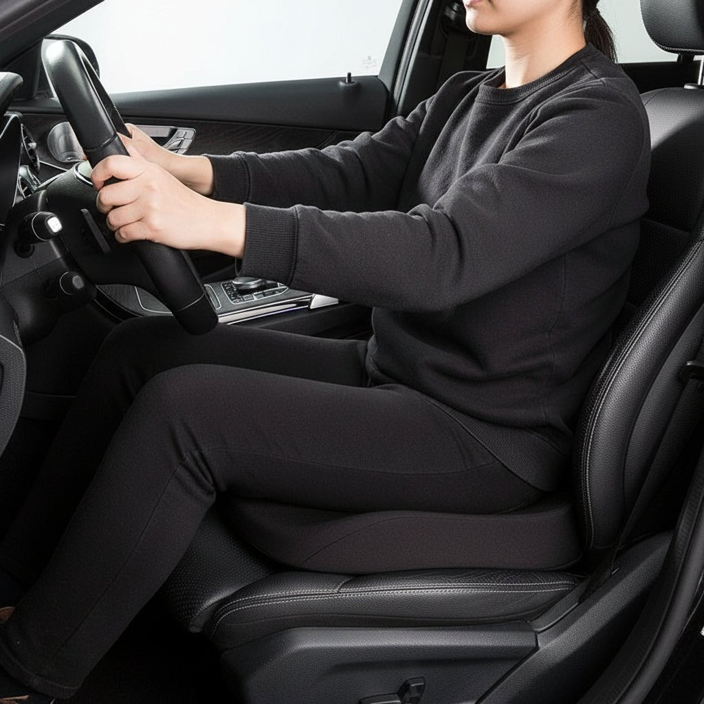 ComfortBoost - Memory Foam Car Heightening Seat Pad for Enhanced Driving Comfort 5
