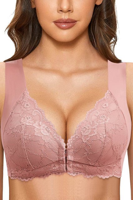 ComfortBra - 3-Pack Front Closure Seamless Bras with Pre-Shaped Cups 6