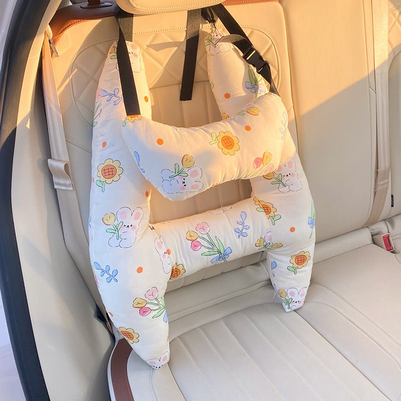 ComfortCushion - Ergonomic Car Pillow for Kids with Fun Designs & Soft Material 6