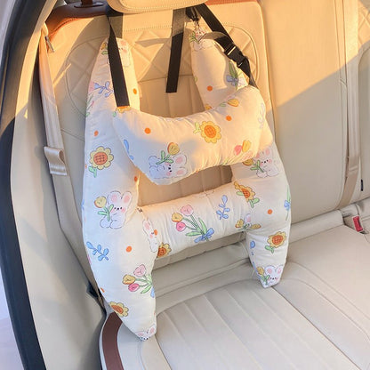ComfortCushion - Ergonomic Car Pillow for Kids with Fun Designs & Soft Material 6