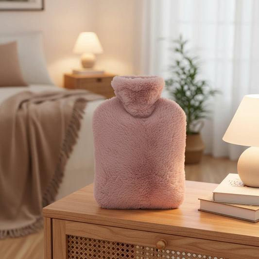 ComfortEase - 2L Hot Water Bottle With Soft Cover for Pain Relief and Comfort 0