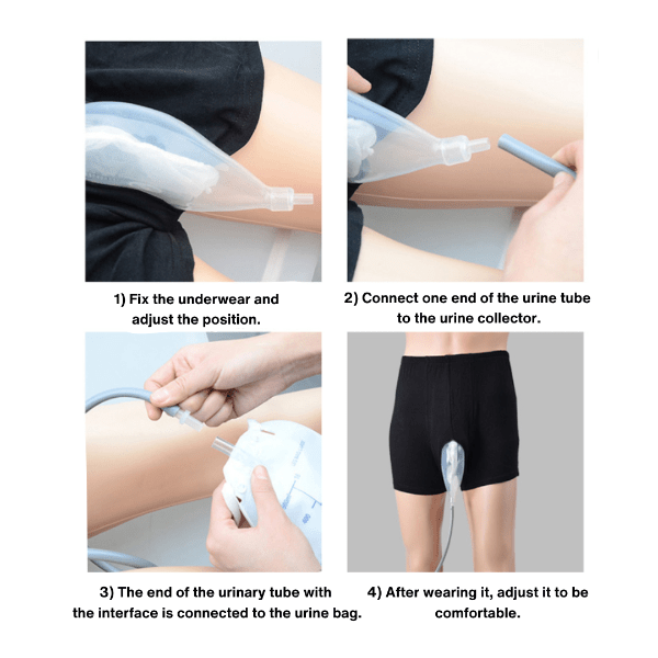 ComfortEase - Medical Grade Reusable Urine Collector Underwear for Seniors 4