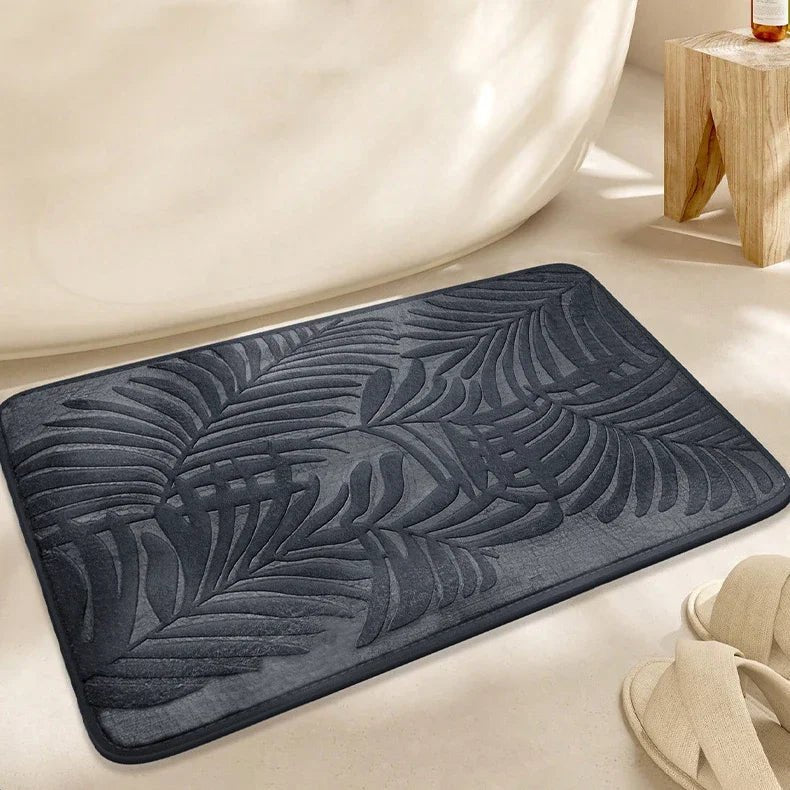 ComfortHome - Absorbent Non-Slip Memory Foam Bath Mat for Bathroom & Living Room 3