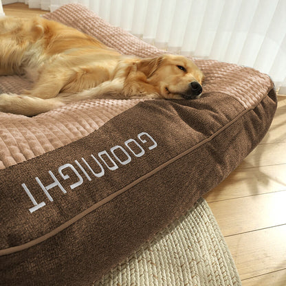 ComfortNest Large Scratch-Resistant Dog Bed with Orthopedic Spine Support 5