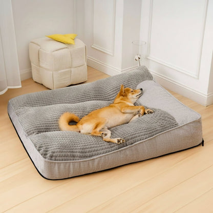 ComfortNest Large Scratch-Resistant Dog Bed with Orthopedic Spine Support 9