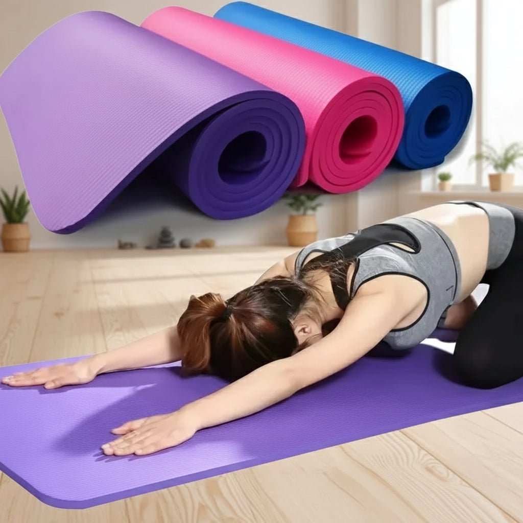 Comfort Foam Yoga Mat - 1CM Thick Non-Slip EVA Fitness Mat for Yoga & Pilates 0