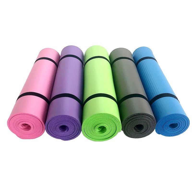 Comfort Foam Yoga Mat - 1CM Thick Non-Slip EVA Fitness Mat for Yoga & Pilates 5