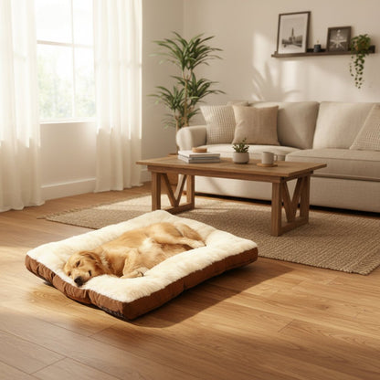 ComfyCanine - Premium Dog Bed with Supportive Foam & Soft Cotton Cover 0