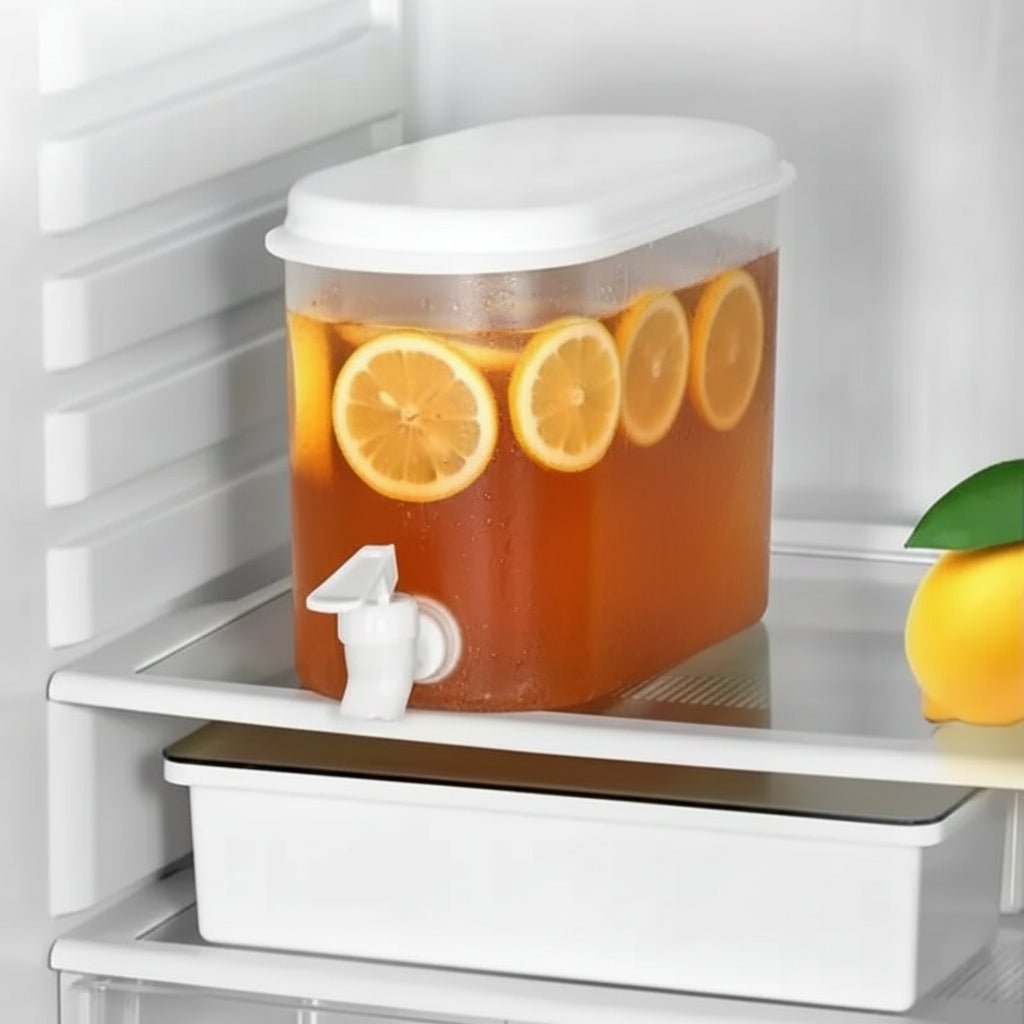 Compact Cold Beverage Dispenser - 2.8L/5L Capacity with Touch Faucet 0