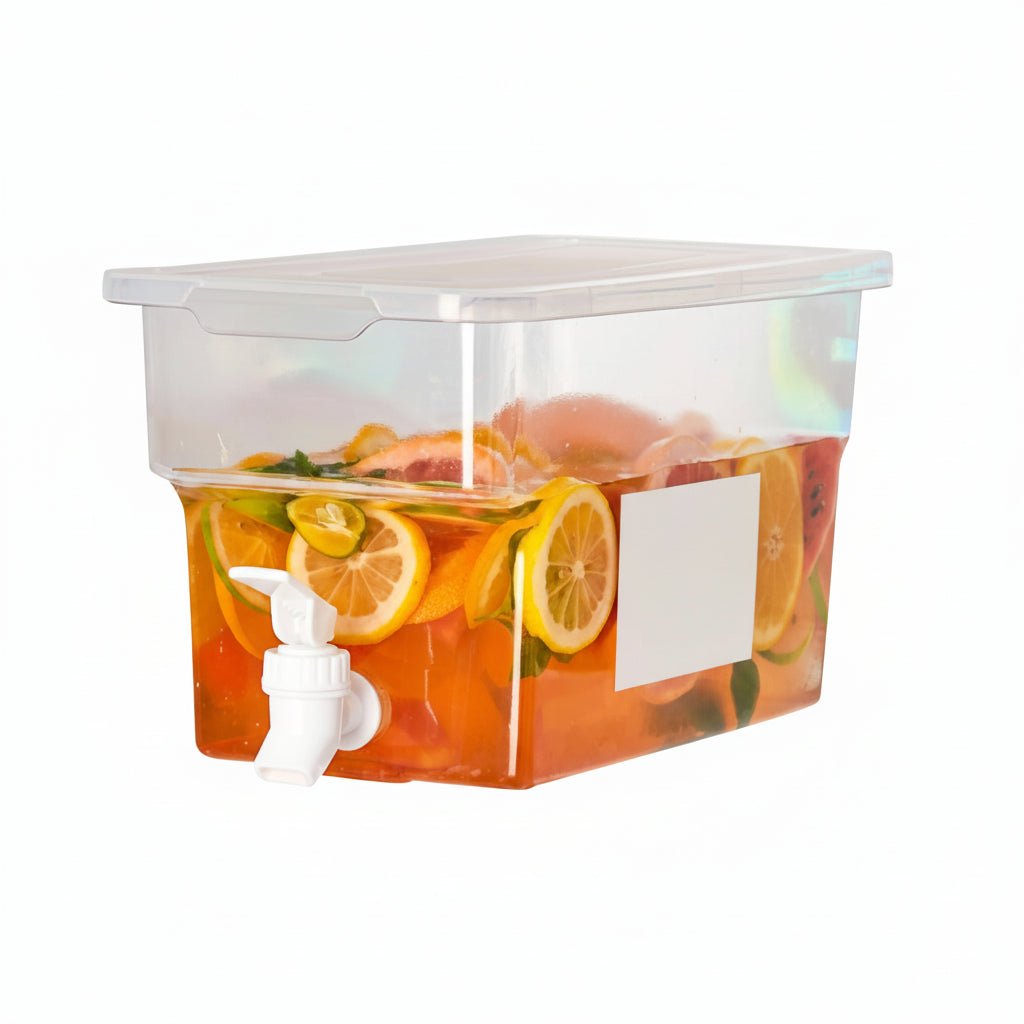 Compact Cold Beverage Dispenser - 2.8L/5L Capacity with Touch Faucet 7