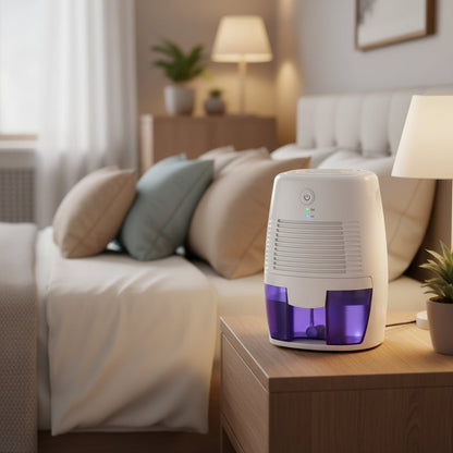 Compact Mini Dehumidifier - Efficient Humidity Control for Home & Office 0