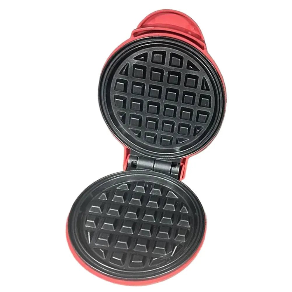 Compact Mini Waffle Maker - Quick Heating Waffle Iron Cooker for Easy Breakfasts 6
