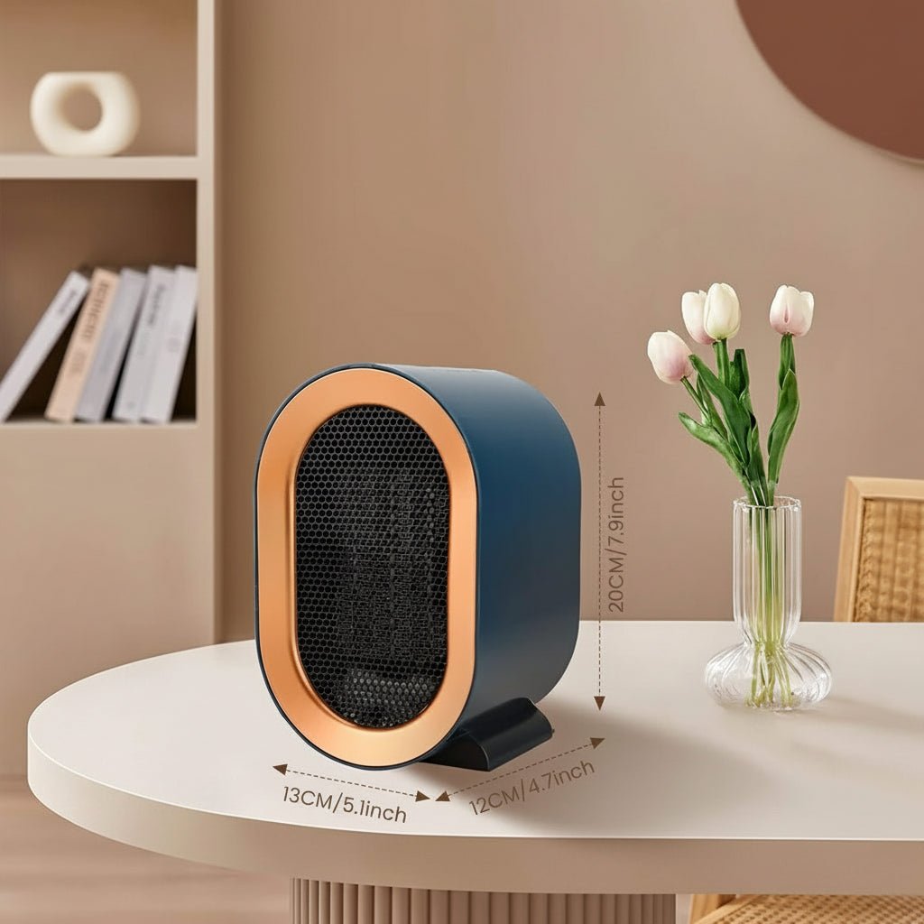 Compact Portable Electric Space Heater - Energy Efficient Ceramic Fan Heater 2