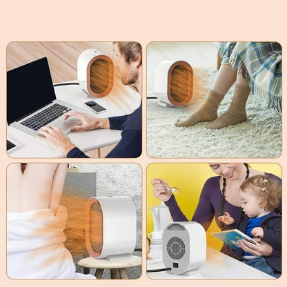 Compact Portable Electric Space Heater - Energy Efficient Ceramic Fan Heater 5