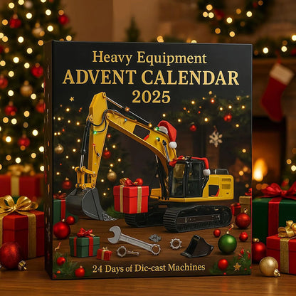 Construction Vehicle Advent Calendar - 24 Days of Christmas Countdown Ornaments 2