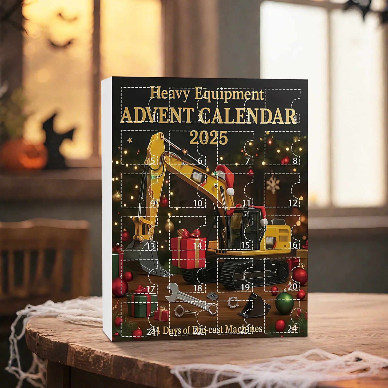 Construction Vehicle Advent Calendar - 24 Days of Christmas Countdown Ornaments 4