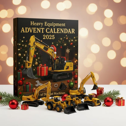 Construction Vehicle Advent Calendar - 24 Days of Christmas Countdown Ornaments 6