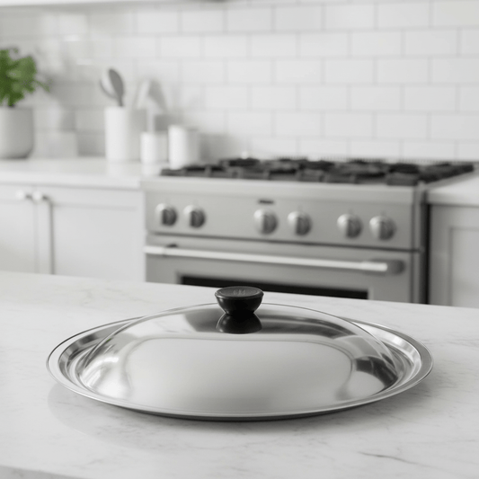 CookShield – Universal Stainless Steel Lid for Pans & Woks 0