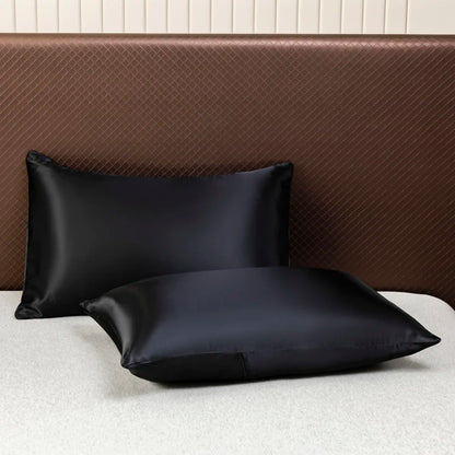 Cooling Satin Bed Sheet Set - Breathable Soft Sheets with Pillowcases, Multiple Sizes 4