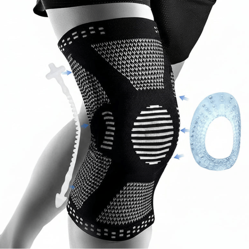 Copper Knee Brace with Patella Gel Pad & Side Stabilizers for Pain Relief 14