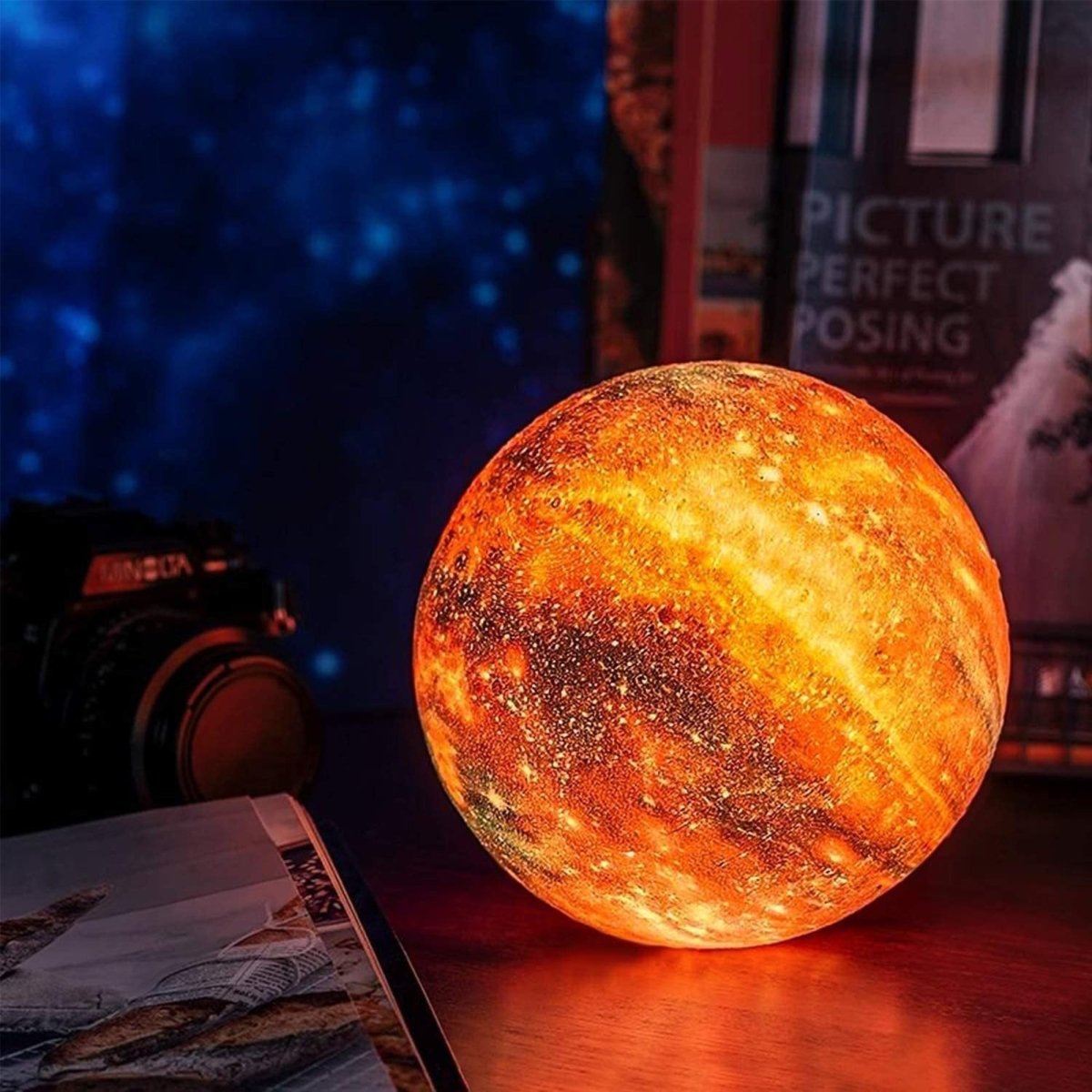 CosmoShine – Multicolor Moon Night Light with Remote Control 2