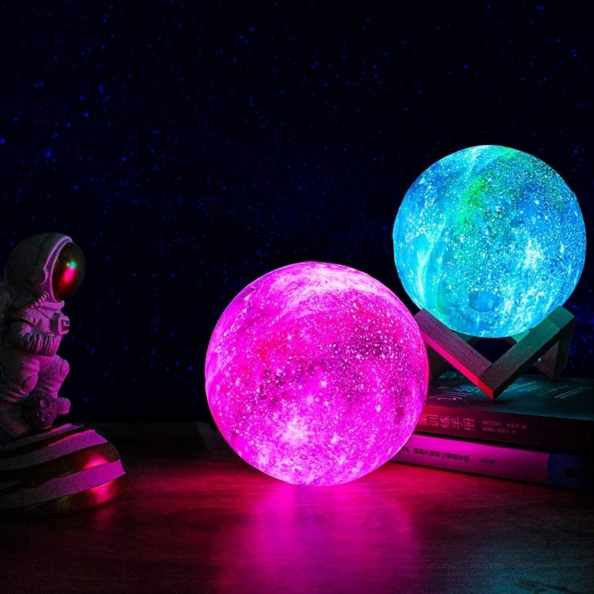 CosmoShine – Multicolor Moon Night Light with Remote Control 6