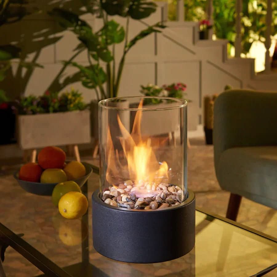 CosyFlame - Modern table fireplace with real flames & smokeless bioethanol firing 2