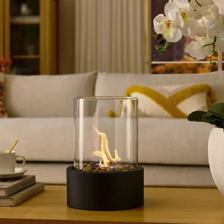 CosyFlame - Modern table fireplace with real flames & smokeless bioethanol firing 4
