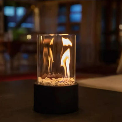 CosyFlame - Modern table fireplace with real flames & smokeless bioethanol firing 5