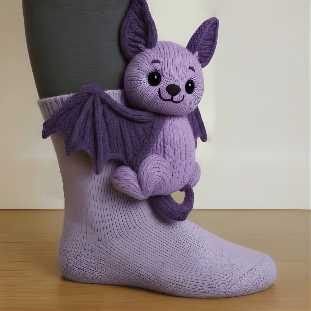 CozyCuddles Unisex Winter House Socks with 3D Animal Motif & Non-Slip Sole 7