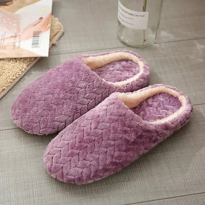 CozyFluff Unisex Soft Anti-Slip Indoor Slippers for Autumn & Winter Comfort 8