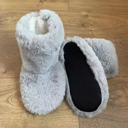 CozyFur - Plush Indoor Winter Slippers for Men and Women, Soft Durable Sole 1