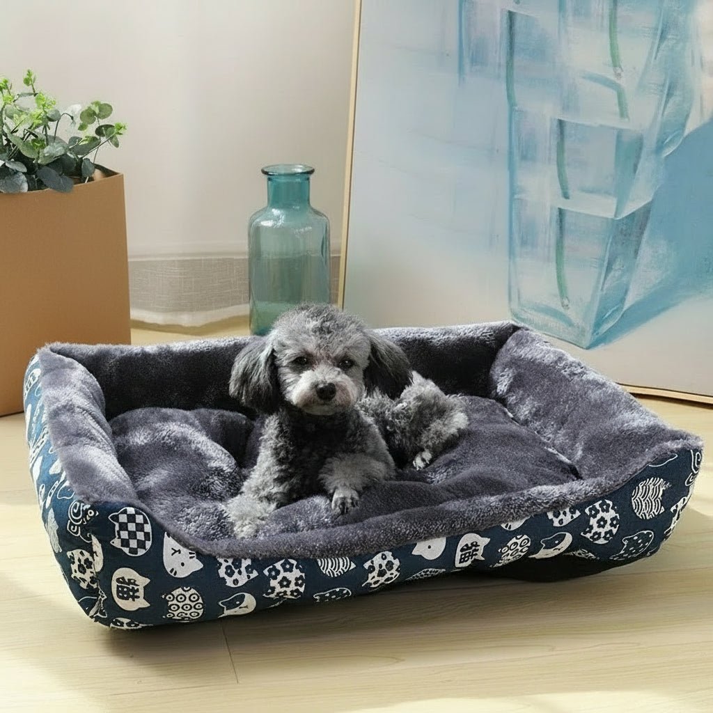 CozyNest - Soft Dog Bed Lounger for All Sizes, Warm & Easy to Clean 3