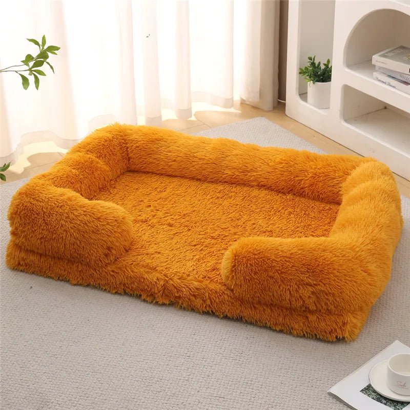 CozyNest Memory Foam Dog Bed Sofa Lounger for Small & Large Pets, Plush Support 12