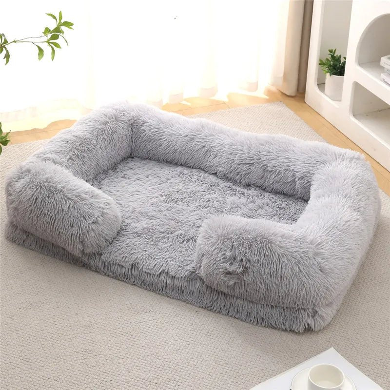 CozyNest Memory Foam Dog Bed Sofa Lounger for Small & Large Pets, Plush Support 15