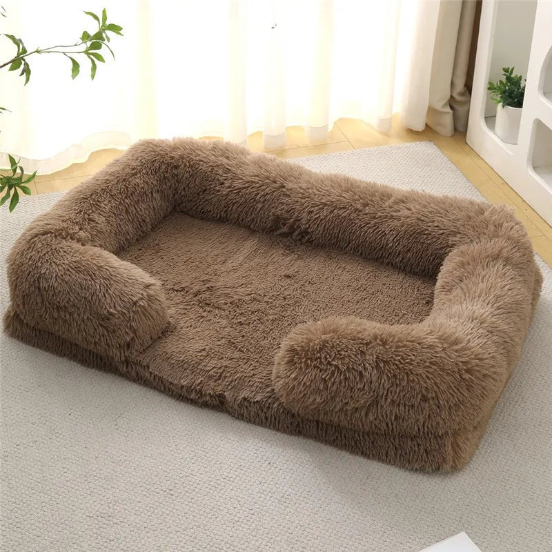 CozyNest Memory Foam Dog Bed Sofa Lounger for Small & Large Pets, Plush Support 19