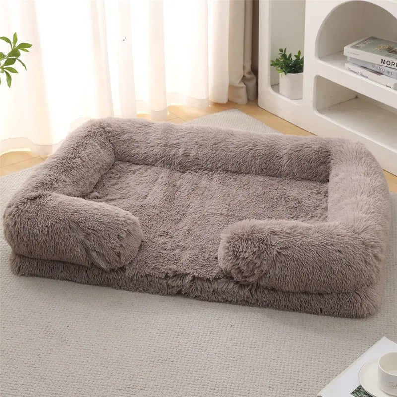 CozyNest Memory Foam Dog Bed Sofa Lounger for Small & Large Pets, Plush Support 24
