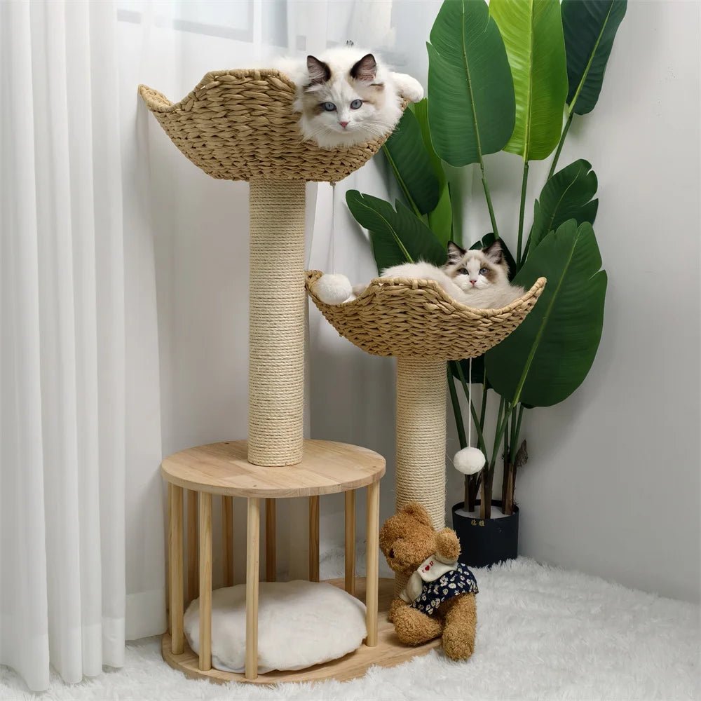 CozyPaws - 3-Tier Cat Tree for Cats with Plush Perches & Sisal Scratching Posts 2