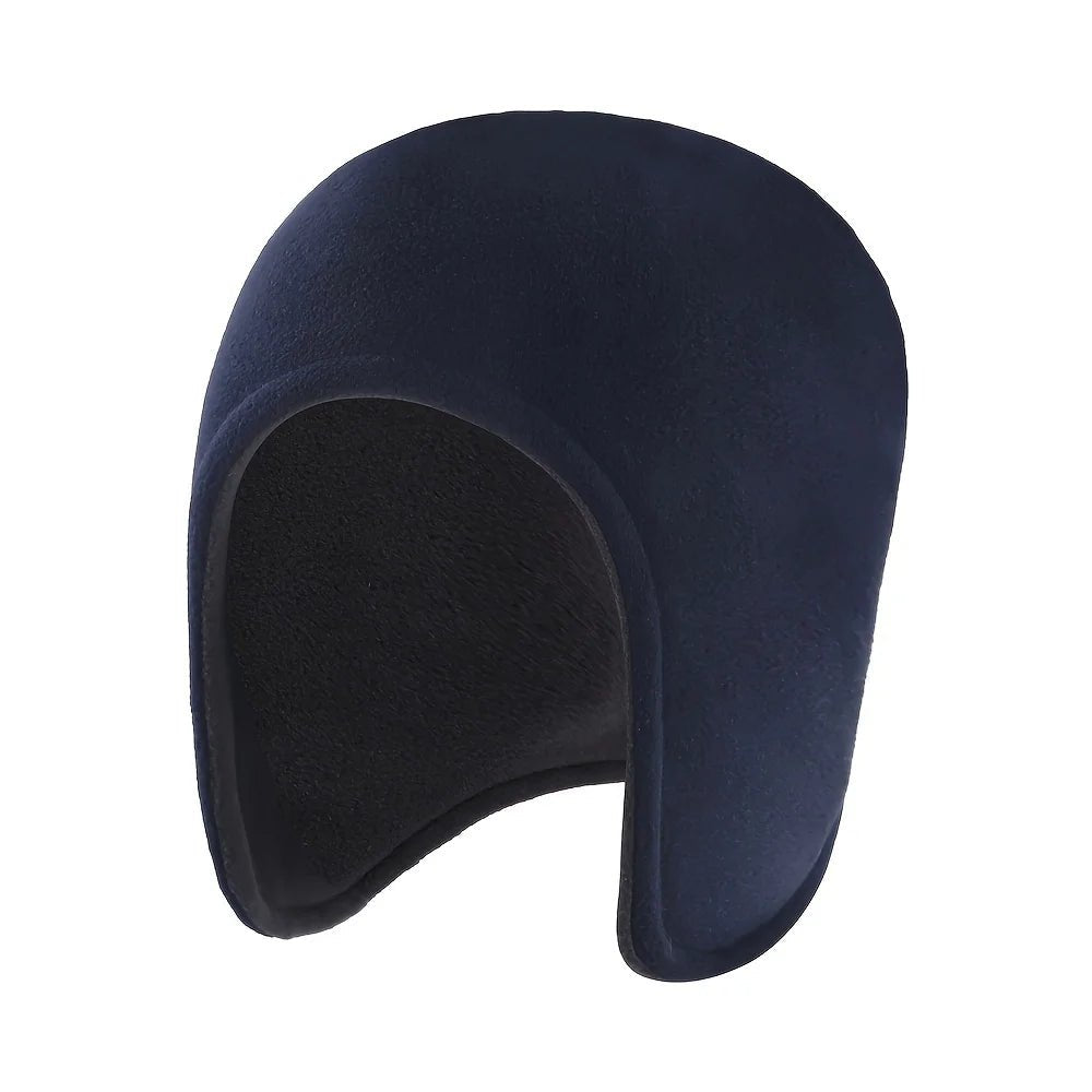 Cozy Fleece Double-Layer Beanie Hat - Warm Ear Cover for Outdoor Cycling 6