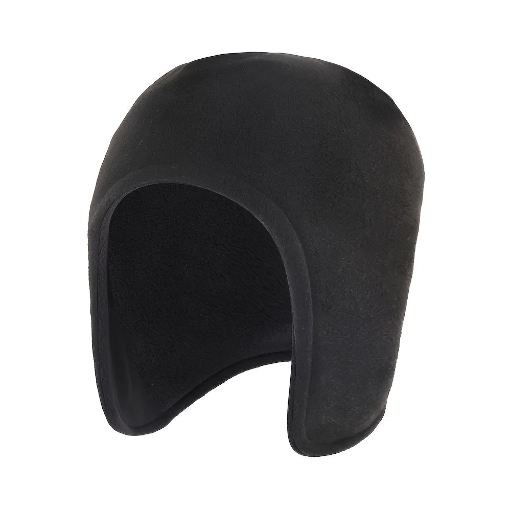 Cozy Fleece Double-Layer Beanie Hat - Warm Ear Cover for Outdoor Cycling 7