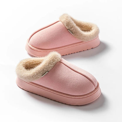 Cozy Fluffy Slippers - Thick Sole Anti-Slip Indoor Footwear for Winter Comfort 10