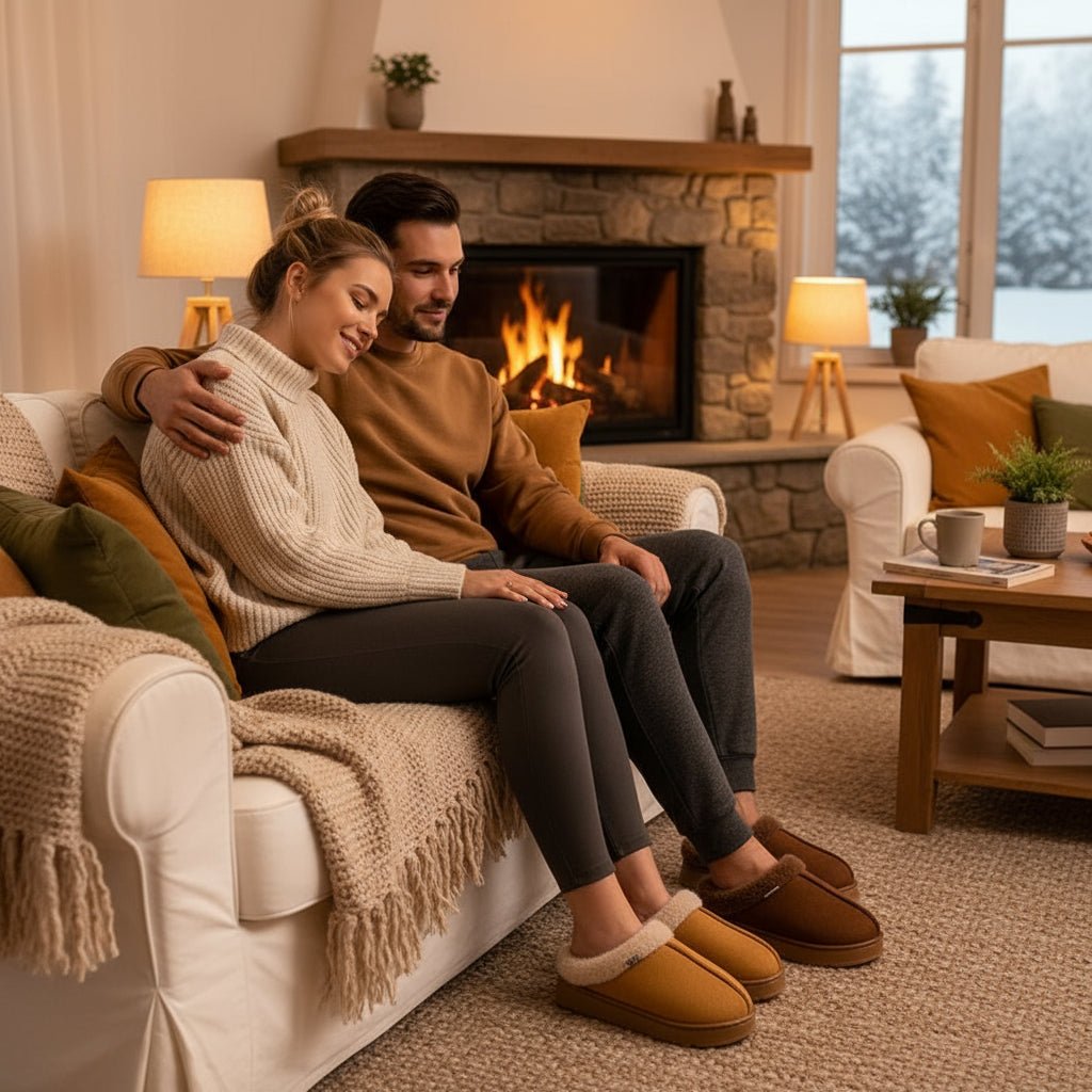 Cozy Fluffy Slippers - Thick Sole Anti-Slip Indoor Footwear for Winter Comfort 2