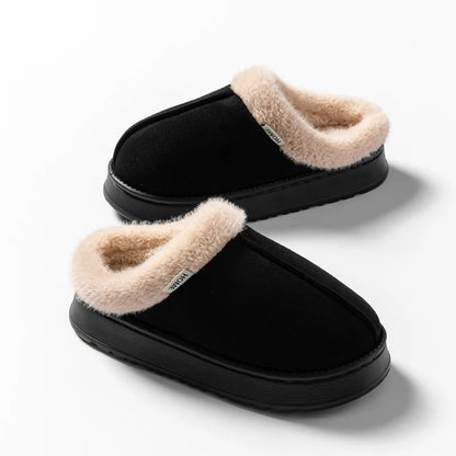 Cozy Fluffy Slippers - Thick Sole Anti-Slip Indoor Footwear for Winter Comfort 3