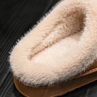 Cozy Fluffy Slippers - Thick Sole Anti-Slip Indoor Footwear for Winter Comfort 5