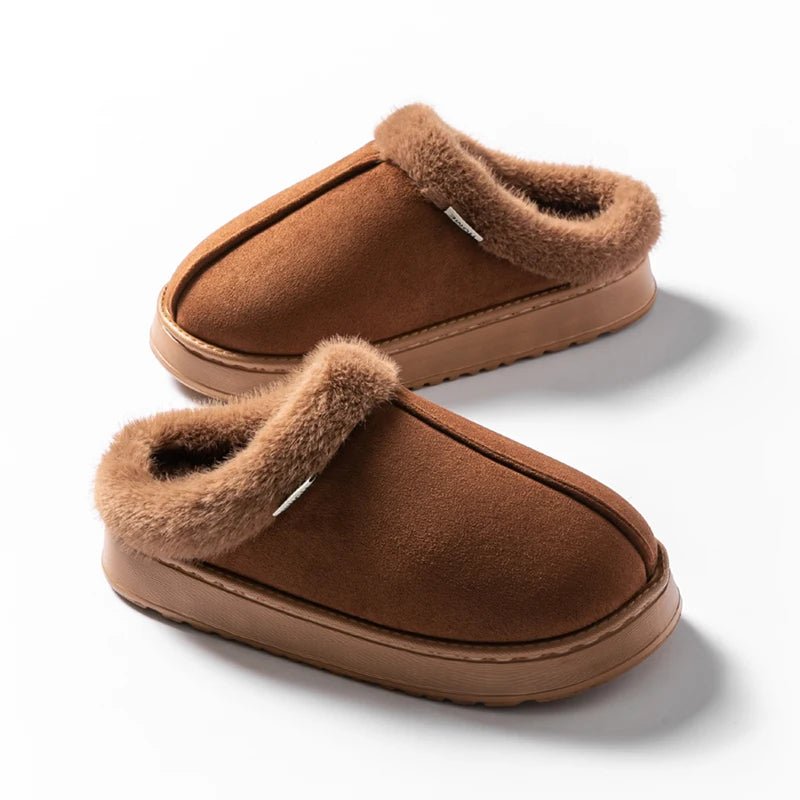 Cozy Fluffy Slippers - Thick Sole Anti-Slip Indoor Footwear for Winter Comfort 7