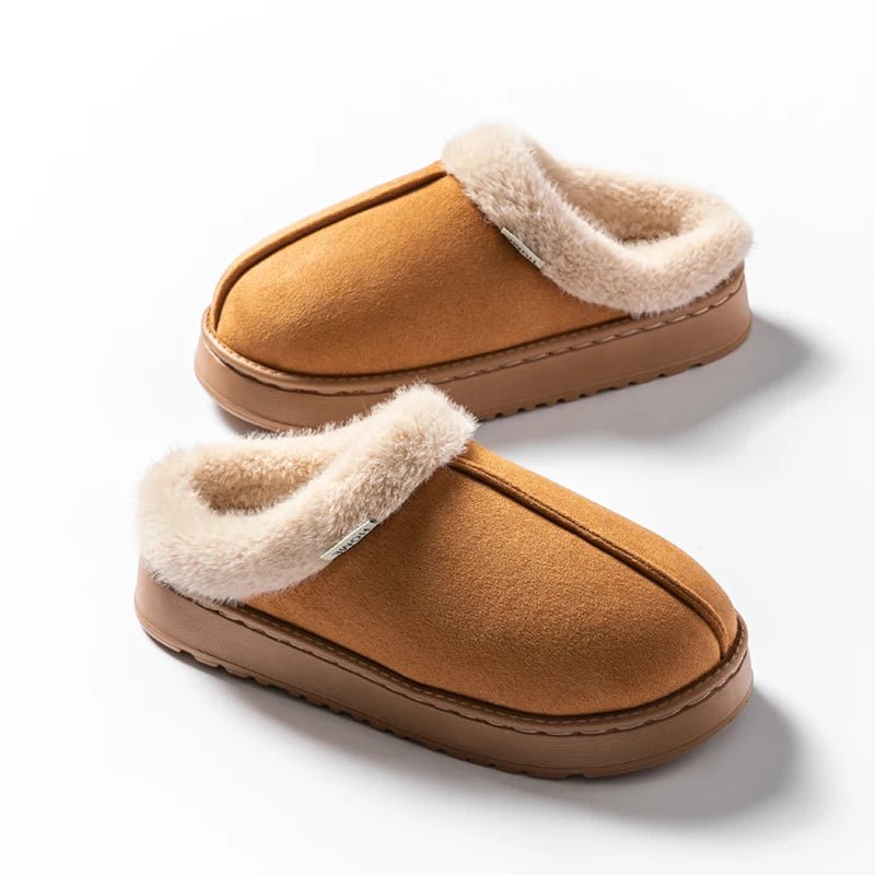 Cozy Fluffy Slippers - Thick Sole Anti-Slip Indoor Footwear for Winter Comfort 9