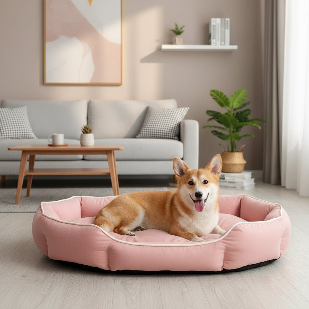 Cozy Haven - Large Dog Bed & Cat Bed with Warm Cushion for Ultimate Comfort 0