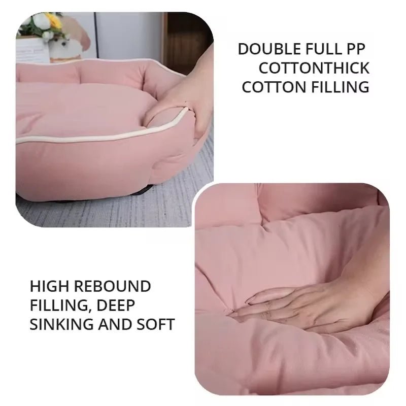 Cozy Haven - Large Dog Bed & Cat Bed with Warm Cushion for Ultimate Comfort 3
